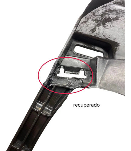 Suporte Farol Milha Direito Volkswagen T-cross 2020 2024 Oem Preto Direito - Imagem 2