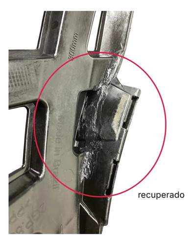 Suporte Farol Milha Direito Volkswagen T-cross 2020 2024 Oem Preto Direito - Imagem 3