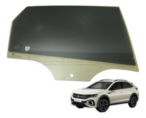 Vidro Porta Traseira Direita Vw - Nivus Polo Virtus