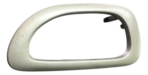 Moldura Maçaneta Dianteira Direita Peugeot 307 2007 2012 Oem Prateado Dianteira - Imagem 3