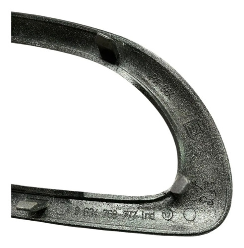 Moldura Maçaneta Dianteira Direita Peugeot 307 2007 2012 Oem Prateado Dianteira - Imagem 9