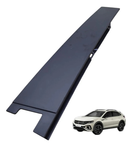 Friso Da Porta Traseira Esquerda Polo Virtus Nivus 2g6839901 Preto