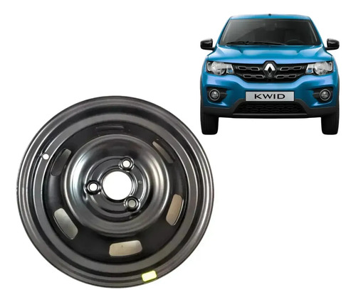 Roda Ferro Renault Kwid Aro 14 - Imagem 1