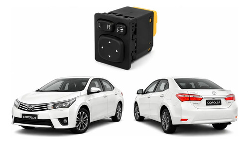 Botão Comando Retrovisor Eletrico Toyota Corolla 2009 2015