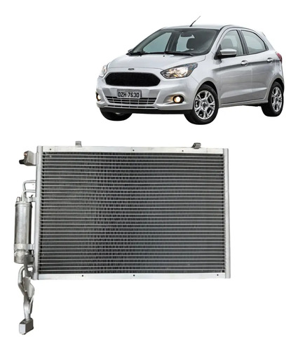 Condensador Do Ar Condicionado Ford Ka 2015 - 2021 - Imagem 1