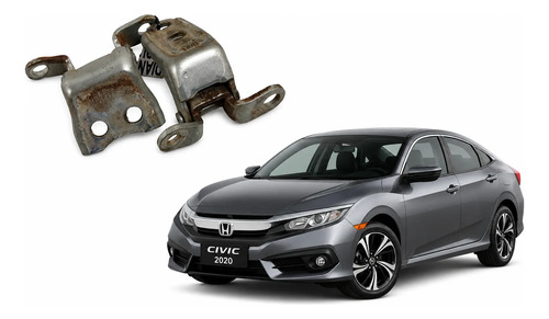 Par Dobradiça Da Porta Motorista Honda Civic G10