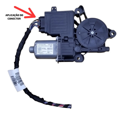 Plug Conector Motor Maquina Vidro Dianteira Direita Nivus - Imagem 3