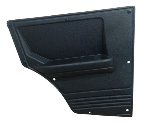 Forro Porta Traseira Esquerda Fiat Uno 2 Portas Mille 2008 Preto - Imagem 3