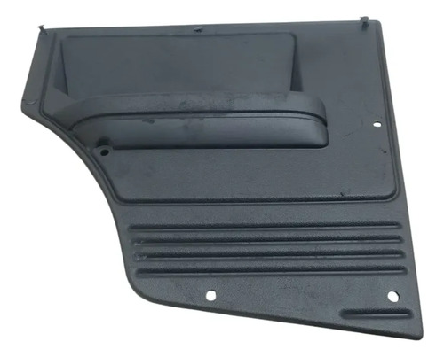 Forro Porta Traseira Esquerda Fiat Uno 2 Portas Mille 2008 Preto - Imagem 4
