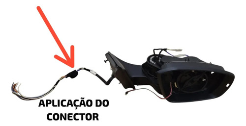Plug Conector Retrovisor Elétrico Direito Vw Nivus 2026 - Imagem 3