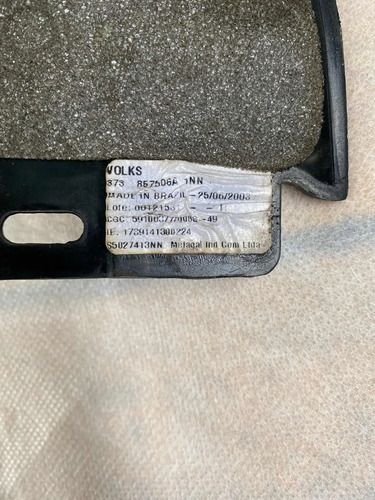 Acabamento Interno Retrovisor Gol G4 Lado Direito Preto - Imagem 2