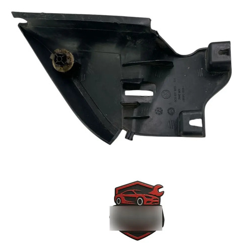 Acabamento Interno Retrovisor Esquerdo Vw  Jetta 2011 Preto - Imagem 2