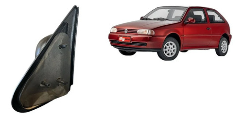Retrovisor Gol Bola G2 95 96 97 98 99 Bola 2 Porta Original - Imagem 3