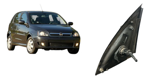 Retrovisor Direito Manual Corsa / Montana 2005/2010 E9024255 - Imagem 3