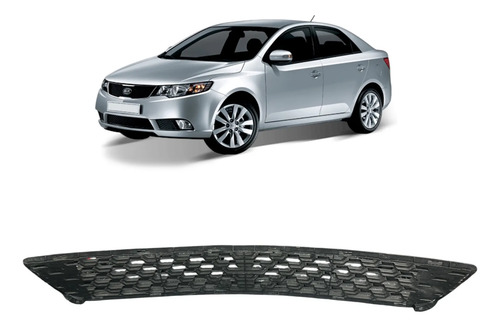 Grade Pára-choque Kia Cerato 2009/2013 865221m600 Original Preto Fosco - Imagem 6