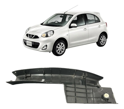 Soleira Interna Porta Traseira Esquerda Nissan March 14 1.6 Cinza-escuro - Imagem 2