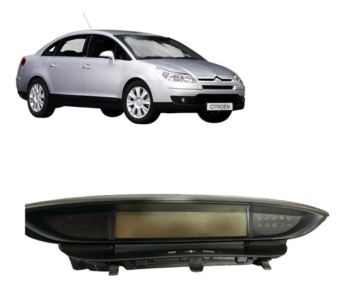 Painel Instrumento Digital Citroën C4 Palhas 2007/2012 Origi Preto - Imagem 3