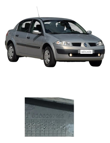 Moldura Botão Retrovisor Direito Renault Megane 2009 Origina - Imagem 2
