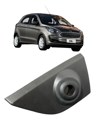 Moldura Retrovisor Inter Direito Ford Ka 2015 E3b5a234 Preto - Imagem 1