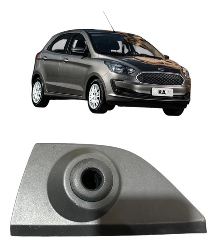 Moldura Retrovisor Inter Direito Ford Ka 2015 E3b5a234 Preto - Imagem 7