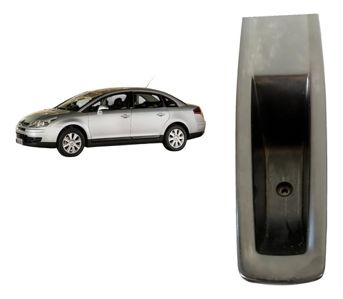 Moldura Botão Porta Citroen C4 Dianteira Direita 9660609877 Cinza - Imagem 7