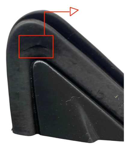 Moldura Acabamento Externo Retrovisor Vw Nivus 2021 2022 Oem Preto - Imagem 2