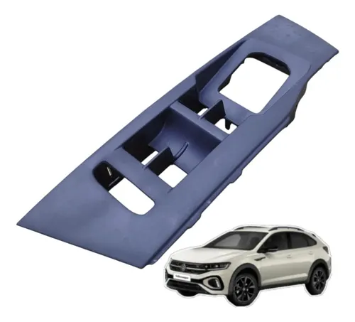 Moldura Dianteira Esquerda Botão Vidro Vw Nivus 2018-2026