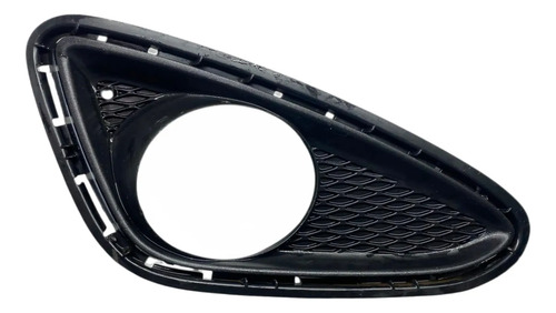 Grade Moldura Farol Milha Direito Hyundai Hb20 2012 2015 Oem Preto Direito