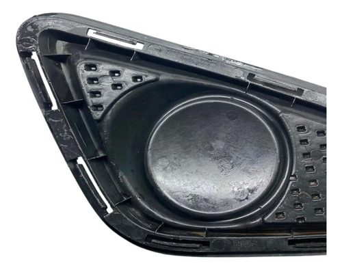 Moldura Grade Farol Milha Esquerdo Hyundai Hb20 2012 2015 Preto Esquerdo - Imagem 2