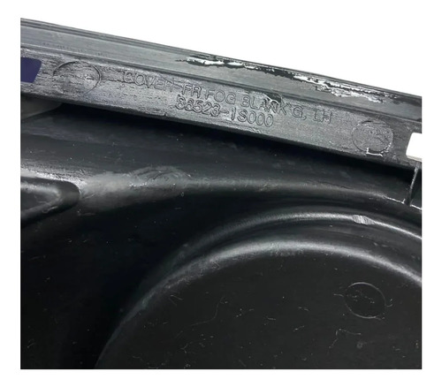 Moldura Grade Farol Milha Esquerdo Hyundai Hb20 2012 2015 Preto Esquerdo - Imagem 9