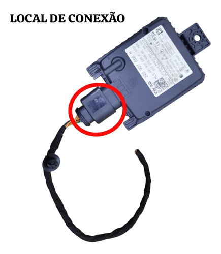 Plug Conector Modulo Ponto Cego Vw Nivus 2025 - Imagem 2