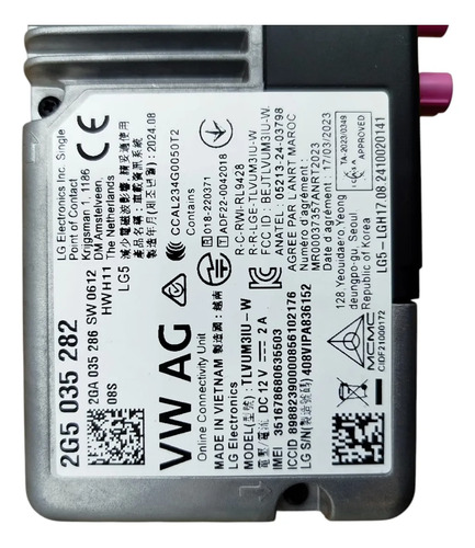 Módulo Conforto Vw Nivus T-cross 2020 A 2026 2g5035282 - Imagem 3