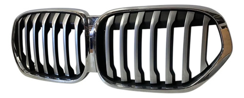 Grade Dianteira Bmw X1 2019 2021 Original Preto Natural - Imagem 5