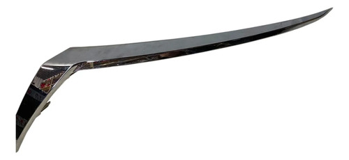 Moldura Friso Cromado Farol Esquerdo Nissan Kicks 2022 2025 Prateado - Imagem 2