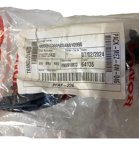 Tampa Guarnição Párachoque Traseiro Honda Fit 2013 2014 Ld - Imagem 9