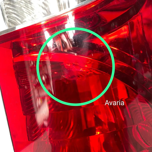 Lanterna Traseira Direita Fiat Fiorino 2014 2021 Original Direito/passageiro Vermelho - Imagem 2