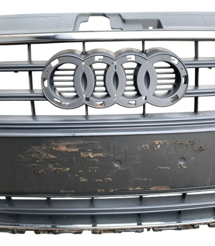 Grade Dianteira Pára-choque Audi A3 2013 2016 Original Preto Fosco - Imagem 5