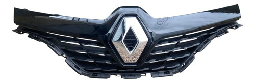 Grade Dianteira Renault Captur 2017 2021 Original Preto Brilhante