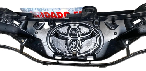 Grade Dianteira Pára-choque Toyota Yaris 2019 2022 Preto Fosco - Imagem 8