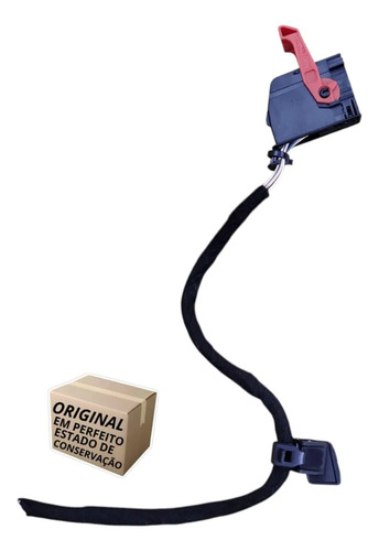 Plug Conector Comando Pisca Alerta Fiat Strada 2021 A 2024 Preto Com Detalhe Vermelho - Imagem 3