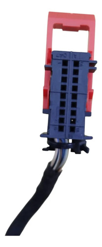 Plug Conector Comando Pisca Alerta Fiat Strada 2021 A 2024 Preto Com Detalhe Vermelho - Imagem 7