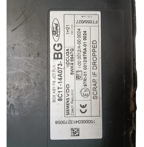 Modulo Bcm Carroceria Ford Transit 2.4 8c1t14a073 Bg - Imagem 11
