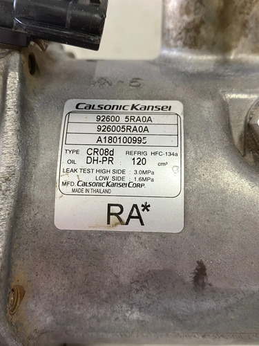 Compressor Ar Condicionado Nissan Kicks 2017 2024 Original - Imagem 9