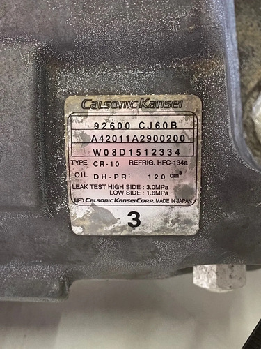 Compressor Ar Condicionado Nissan Tiida Livina 1 8 2008 2013 - Imagem 8