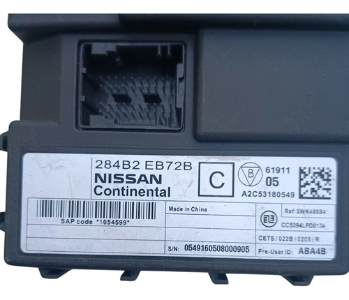 Módulo  Bcm Conforto Nissan Frontier 284b2eb72b - Imagem 5