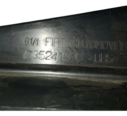 Moldura Painel Acabamento Radio Fiat Palio -735241928 Preto - Imagem 3