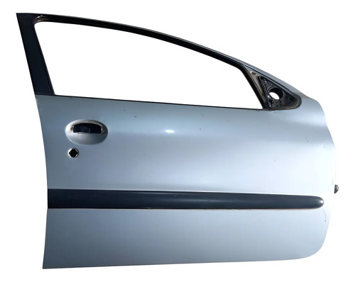 Porta Dianteira Direita Peugeot 206/207 06/12 Dianteira Direito Prateado