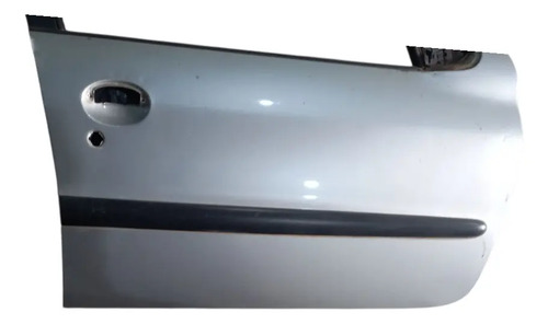 Porta Dianteira Direita Peugeot 206/207 06/12 Dianteira Direito Prateado - Imagem 2