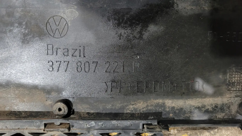 Parachoque Dianteiro Volkswagen Gol G3 99/04 Fase 1 Preto - Imagem 5