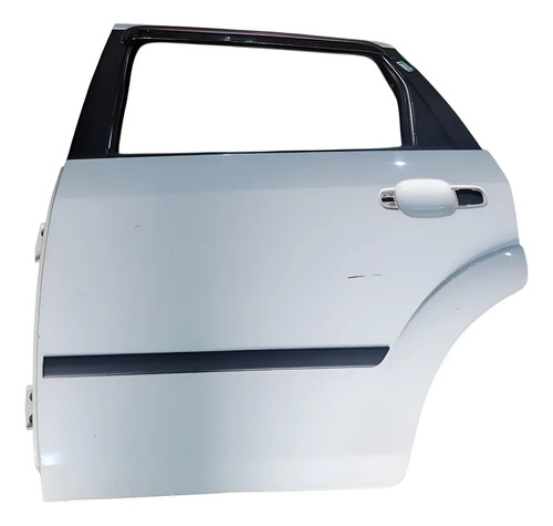 Porta Traseira Esquerdo Ford Fiesta 2008 Á 2010 4p Traseira Esquerdo Branco